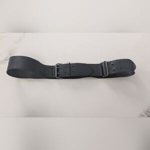 Burberry Men's Black Leather Belt